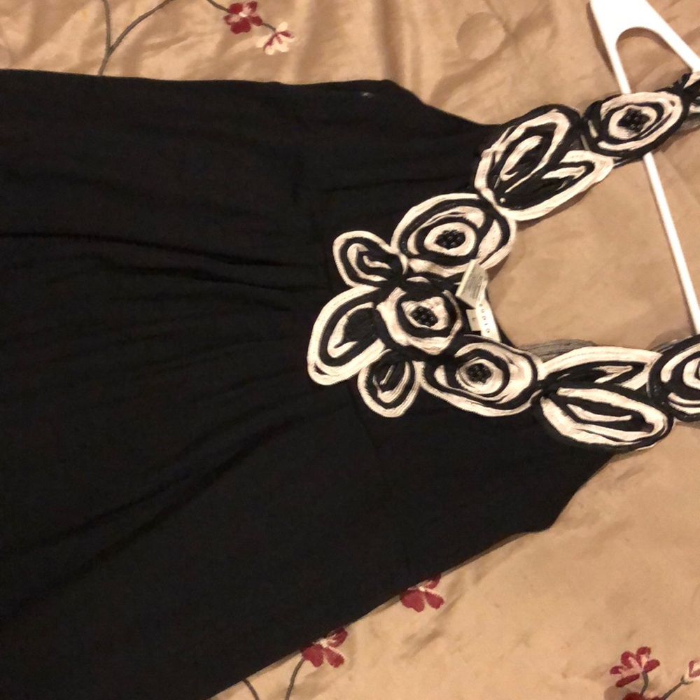 Black casual dress